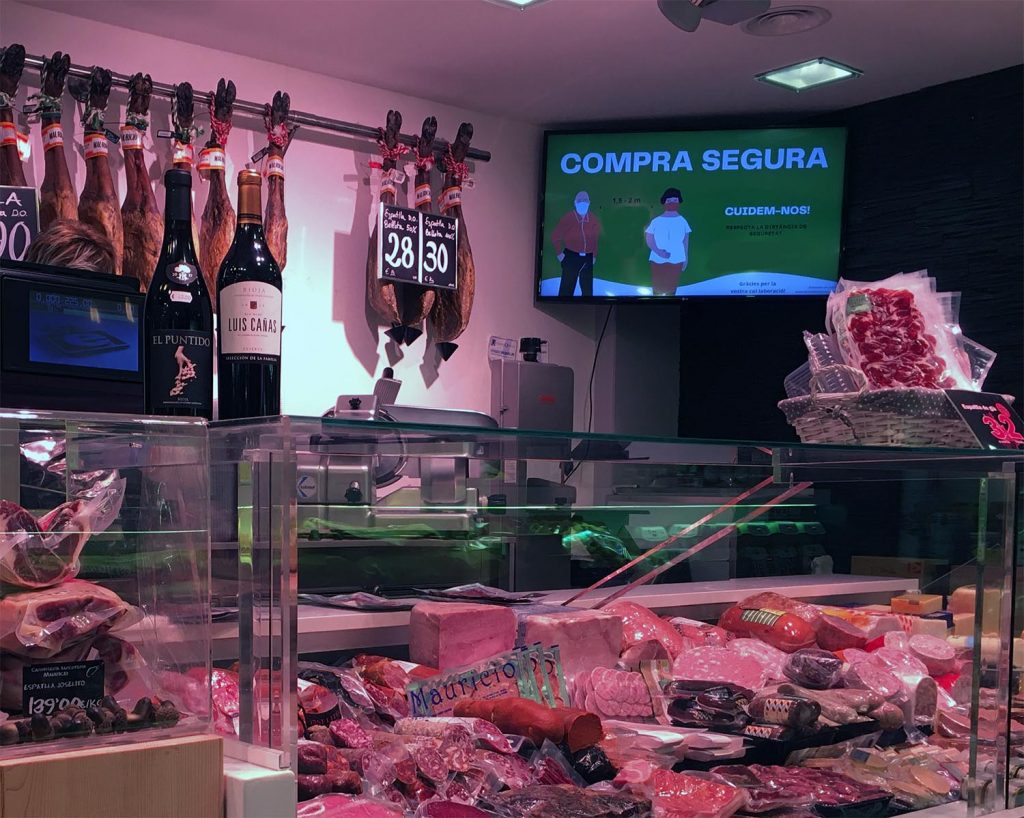 Cartelería digital en pequeños comercios